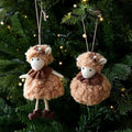 Cozy Christmas Lamb Ornament
