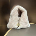 Fawn Muse Tote  Plush Winter Fur Bag