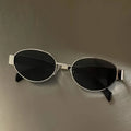 Wire Oval Sunglasses