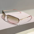 Gradient Rimless Sunglasses