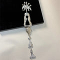 Surreal Face Brooch