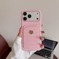 Woven Camellia Card Case