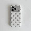 Veloura Dot Matte Polka iPhone Case