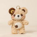 Button Bear Plush Keychain