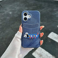 Bluehour Sunday Stitch Card Pocket Phone Case