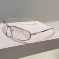 Gradient Rimless Sunglasses
