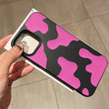 Camellia Rose-Cow Lichee Case