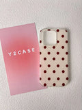 Verdot Polka Dot iPhone Case
