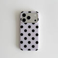 Veloura Dot Matte Polka iPhone Case