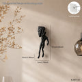 Climbing Figure Wall Sculpture