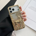 Starlit Stag 3D Metal iPhone Case