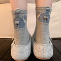 Hollis Wren Cat Charm Socks