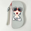 Fashion Girl Glasses Case