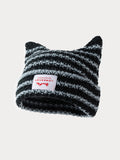 Kitsuna Stripe Knit Beanie
