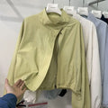 Rook Cropped Stand‑Collar Jacket