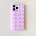Candy Heart Suction Silicone Case