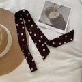 Polka Dot Skinny Scarf