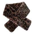 Plush Leopard Faux Fur Neck Scarf