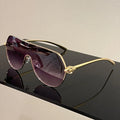 Monoblock Pilot Sunglasses
