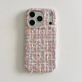 Winter Fluff Patterned Furry iPhone Case