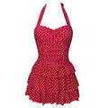 Polka Bow Mini Dress