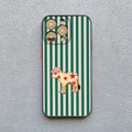 Celadon Studio Gingham Animal iPhone Case