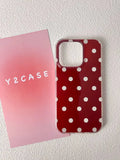 Verdot Polka Dot iPhone Case