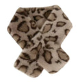 Plush Leopard Faux Fur Neck Scarf