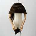 Hollis Pierce Faux Mink Fold Wrap Scarf
