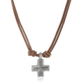 Braided Cross Necklace