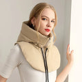 Down-Guard Hood Scarf