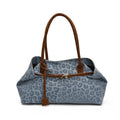 Belted Baguette Shoulder Bag