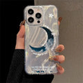 Celestial Sunburst Marble Phone Cases