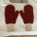 Frost Plush Knit Mittens