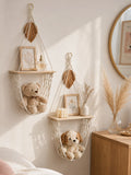 Boho Hanging Storage Shelf
