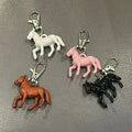 3D Resin Horse Keychain