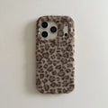 Winter Fluff Patterned Furry iPhone Case
