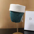 Contour-Crown Wool Beret