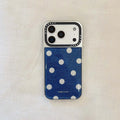 Denim Stars & Dots iPhone Case