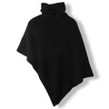 Valoise Wool Turtleneck Poncho