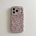 Winter Fluff Patterned Furry iPhone Case