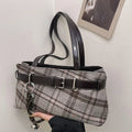 Plaid Shoulder Bag