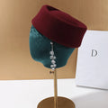 Contour-Crown Wool Beret