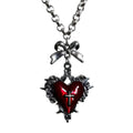 Thorn Cross Heart Necklace