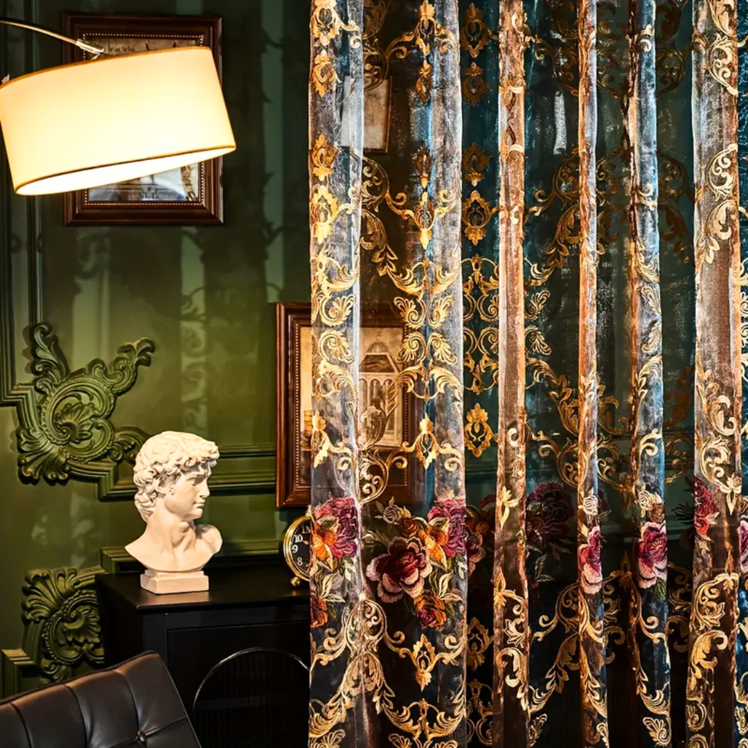 Drama Queen Embroidered Drapery Panels – Monte Browne