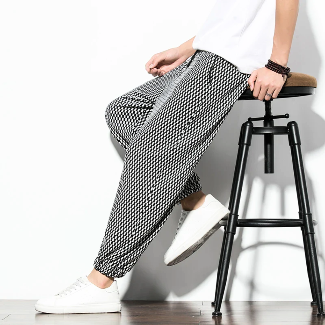 GeoPrint Relaxed Joggers – Monte Browne