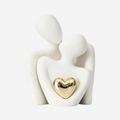 Heartfelt Connection Abstract Couple Sculpture