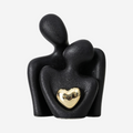 Heartfelt Connection Abstract Couple Sculpture
