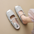 Starlight Sparkle T-Strap Flats