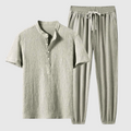 Weekender Henley Pajama Set